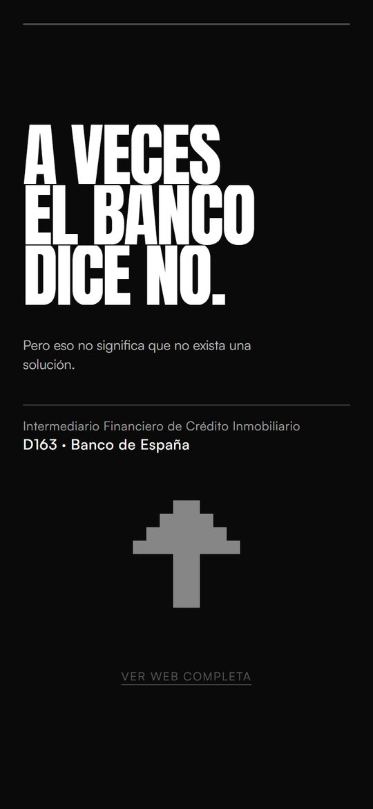 Simulador de cuota de Ahora Capital: pantalla inicial en el móvil